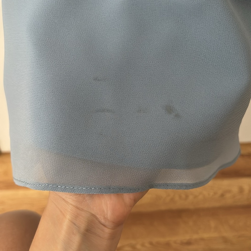 Azazie Aaida Dusty Blue Bridesmaid Dress - Picture 16 of 17